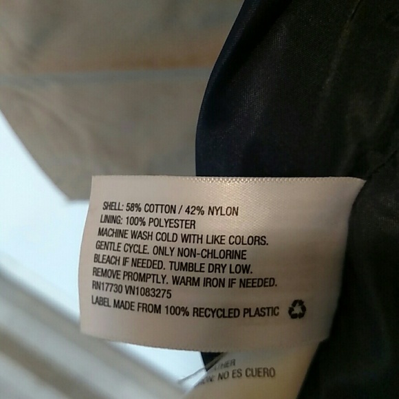 NWOT AVA&VIV Water Resistant Khaki Hooded Raincoat - Picture 4 of 7